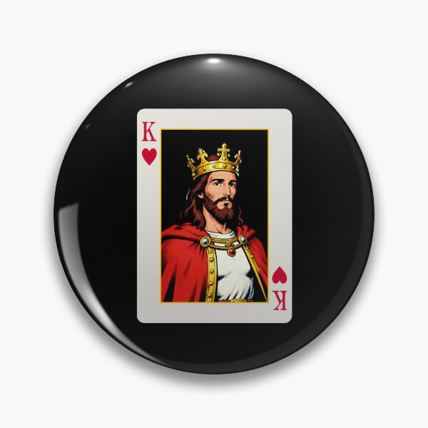 Item preview, Jesus King of Hearts Funny Gifts For Christian and Card Game Lovers designed and sold by OlaZ12.