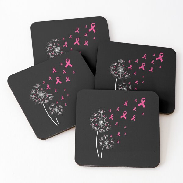 Item preview, Breast Cancer Awareness Pink Ribbon Dandelion Flower Hope Survivor designed and sold by MysticMirth.