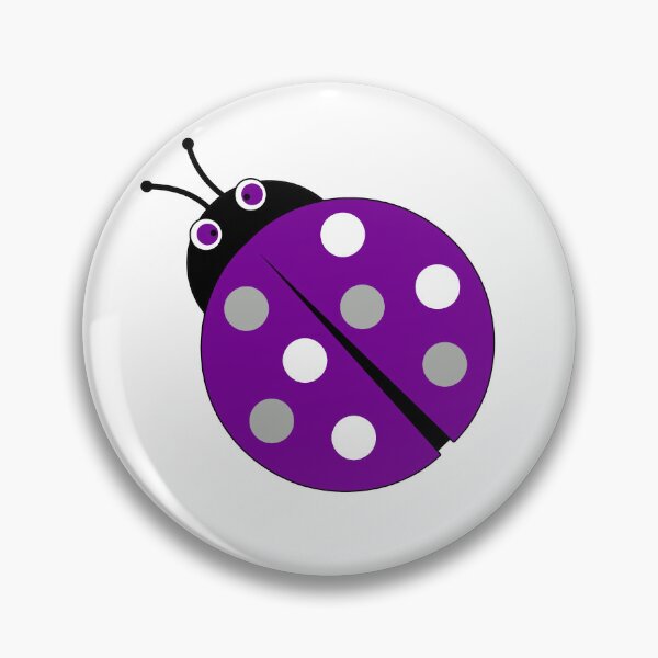 Item preview, Greysexual Ladybug designed and sold by Inked Notebook.