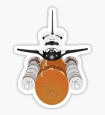 space shuttle Sticker