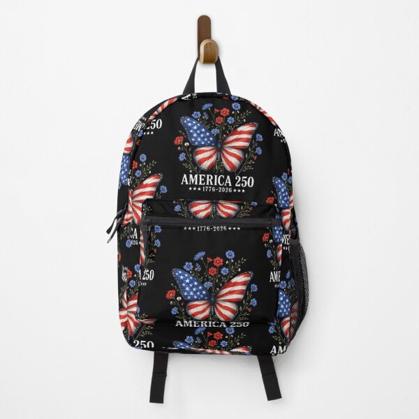 Item preview, America 250 Butterfly 1776 2026 4th of July Patriotic Floral designed and sold by Ali-printshop.