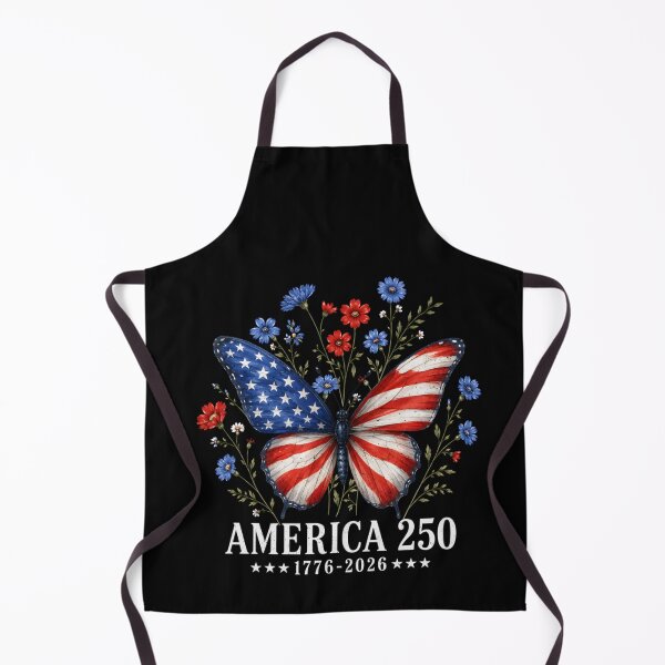 Item preview, America 250 Butterfly 1776 2026 4th of July Patriotic Floral designed and sold by Ali-printshop.