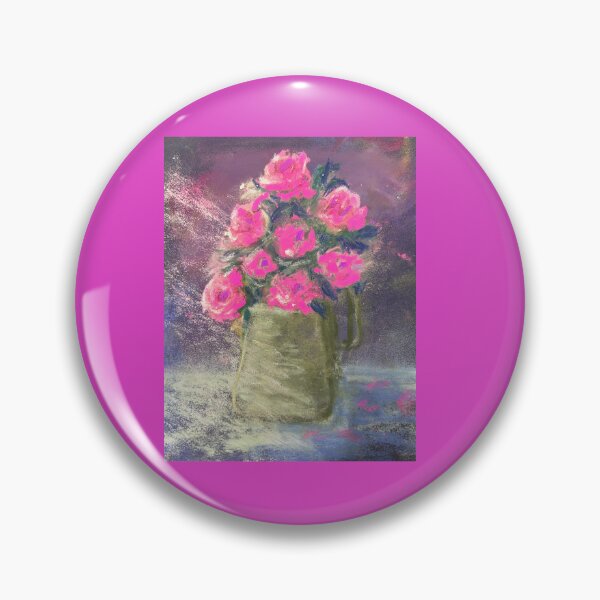 Item preview, Morning Light Is A Pastel Painting Of Flowers In A Vase designed and sold by Whispering Grace Studio.