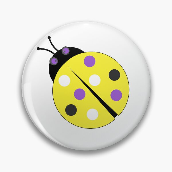 Item preview, Nonbinary Ladybug designed and sold by Inked Notebook.