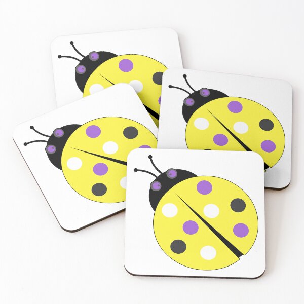 Item preview, Nonbinary Ladybug designed and sold by Inked Notebook.