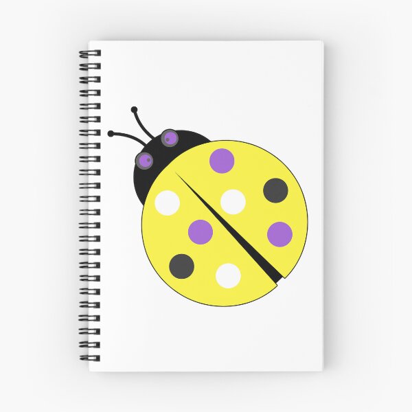 Item preview, Nonbinary Ladybug designed and sold by Inked Notebook.