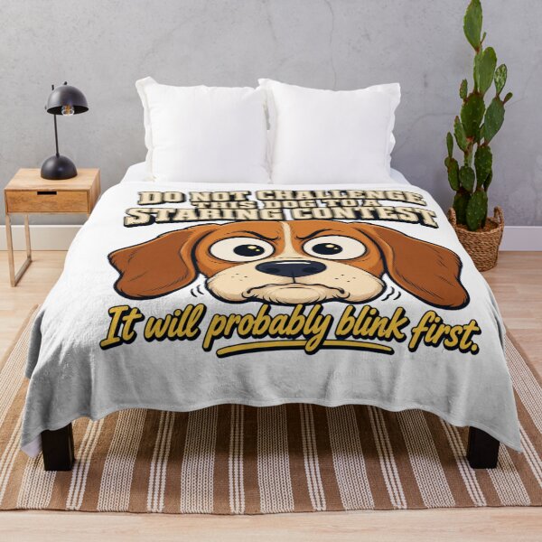 Item preview, Do Not Challenge This Dog to a Staring Contest – Funny Dog Lover designed and sold by freshwear design.