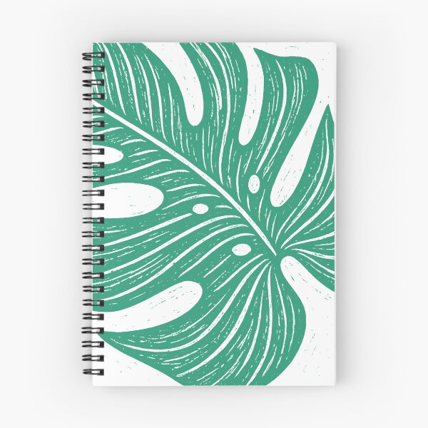 Item preview, Monstera Leaf Illustration | Tropical Botanical Linocut Art designed and sold by MikkamioDesign.