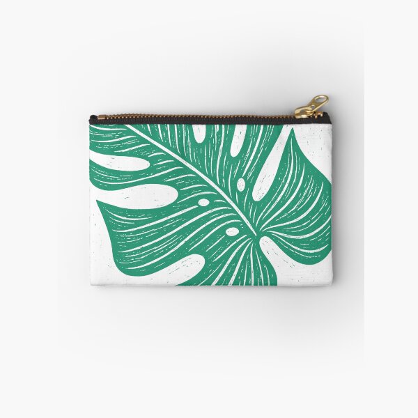 Item preview, Monstera Leaf Illustration | Tropical Botanical Linocut Art designed and sold by MikkamioDesign.