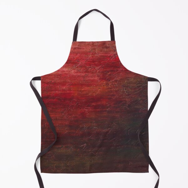 Item preview, Crimson Depths – Textured Abstract Painting designed and sold by Ingorgia Studio.