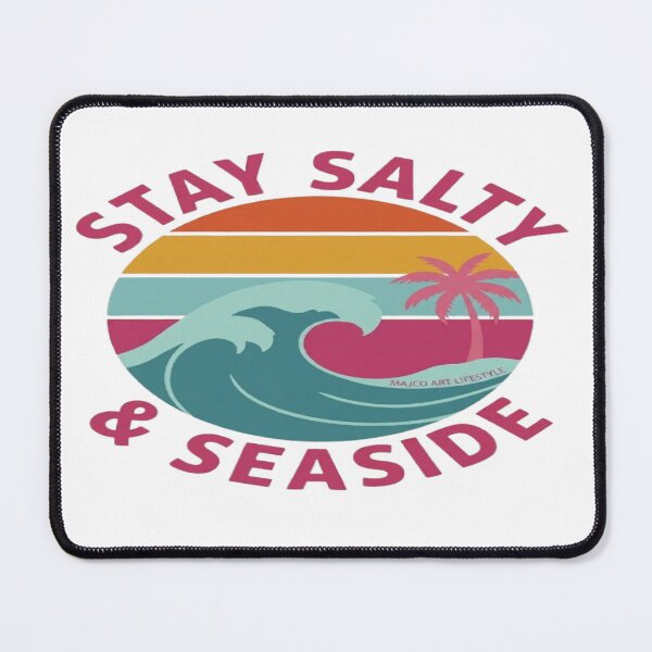 Item preview, Stay Salty & Seaside – Retro Coastal Sunset Aesthetic designed and sold by MAJCO-ART.