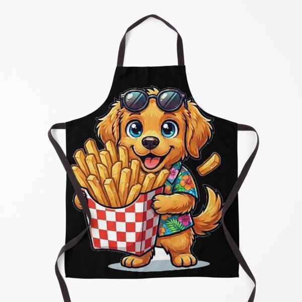 Item preview, French Fries Dog – Cute Golden Retriever French Fry Lover Gift designed and sold by Wild Horizon Studio.