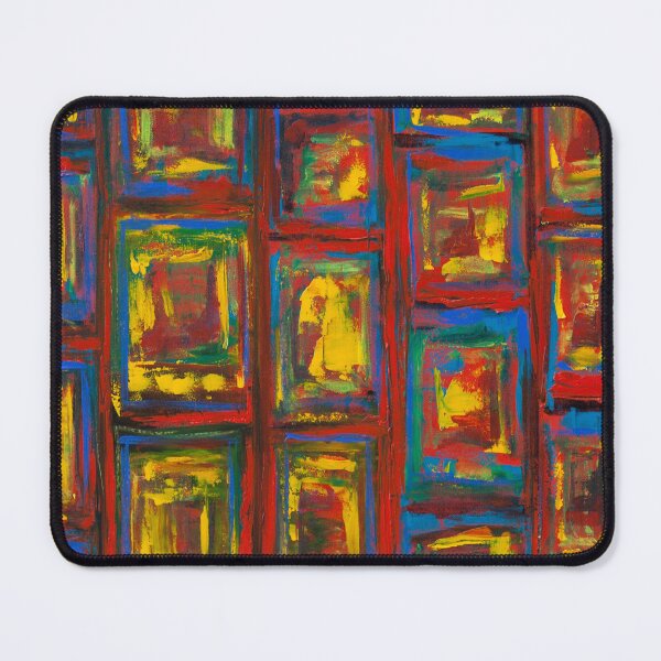 Item preview, Chromatic Windows – Textured Abstract Composition designed and sold by Ingorgia.