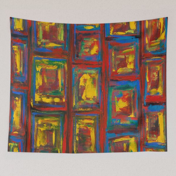 Item preview, Chromatic Windows – Textured Abstract Composition designed and sold by Ingorgia.