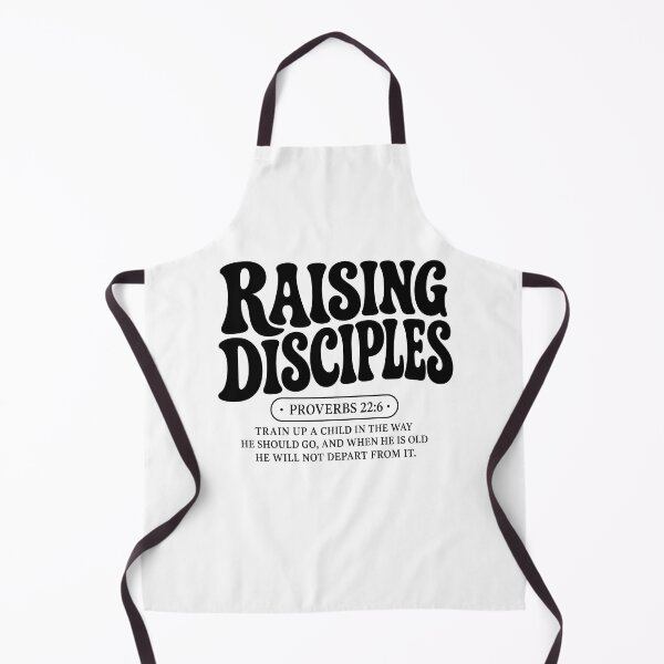 Item preview, Raising Disciples Proverbs 22 6 Christian Typography Wall Art designed and sold by AVNGR-Design.
