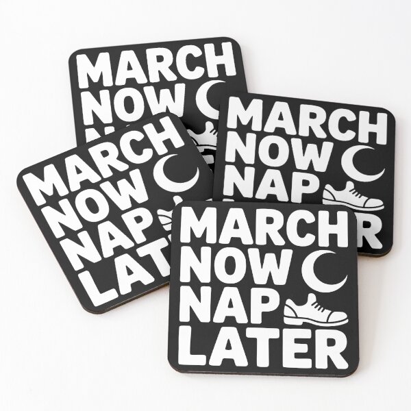 Item preview, March Now Nap Later designed and sold by theartfulaspie.