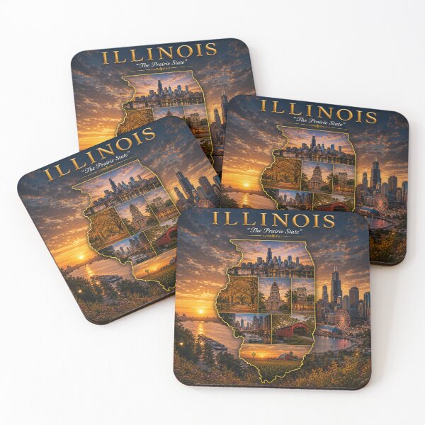 Item preview, Illinois State designed and sold by Heritage and Home Designs.