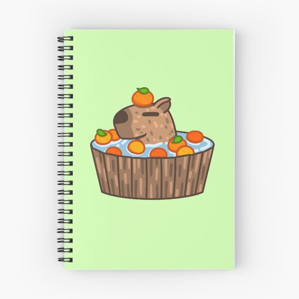 Item preview, Capybara with Orange on Head designed and sold by cowshroom.