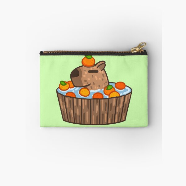 Item preview, Capybara with Orange on Head designed and sold by cowshroom.
