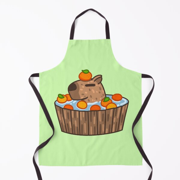 Item preview, Capybara with Orange on Head designed and sold by cowshroom.