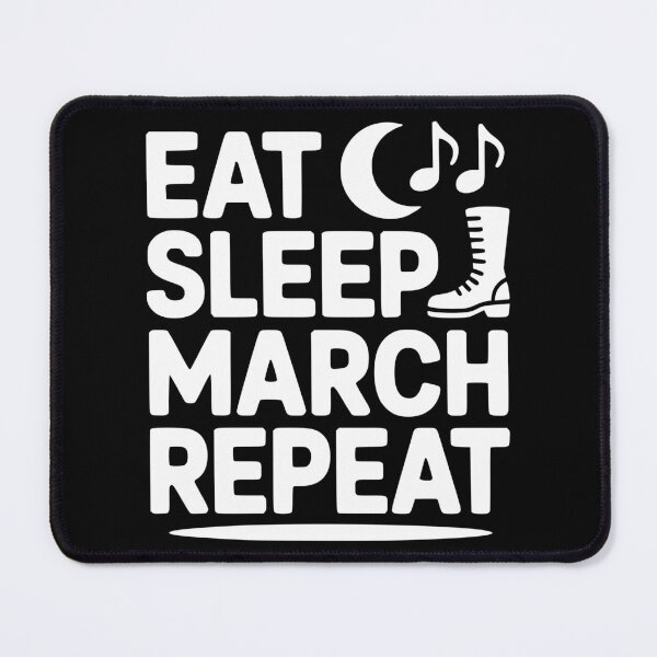 Item preview, Eat Sleep March Repeat designed and sold by theartfulaspie.