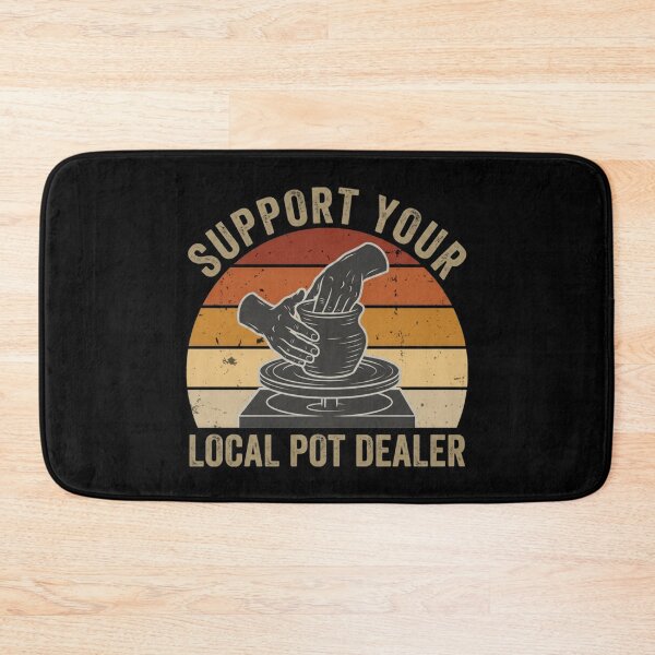 Item preview, Support Your Local Pot Dealer Funny Pottery Ceramic Artist Retro Sunset designed and sold by Ali-printshop.