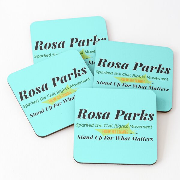 Item preview, Rosa Parks Inspirational Civil Rights Typography Design designed and sold by Soft Strength Studio.