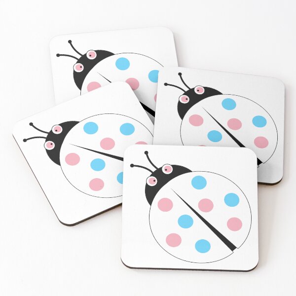 Item preview, Trans Ladybug designed and sold by Inked Notebook.