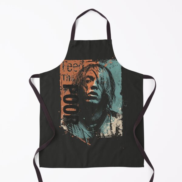 Item preview, Retro 90s Grunge Rock Distressed Block Portrait Art designed and sold by ERODED SELF.