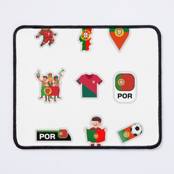 Item preview, Portugal Football Sticker Pack — Soccer Fan Clipart Set designed and sold by KAWAII STUDIO NB.