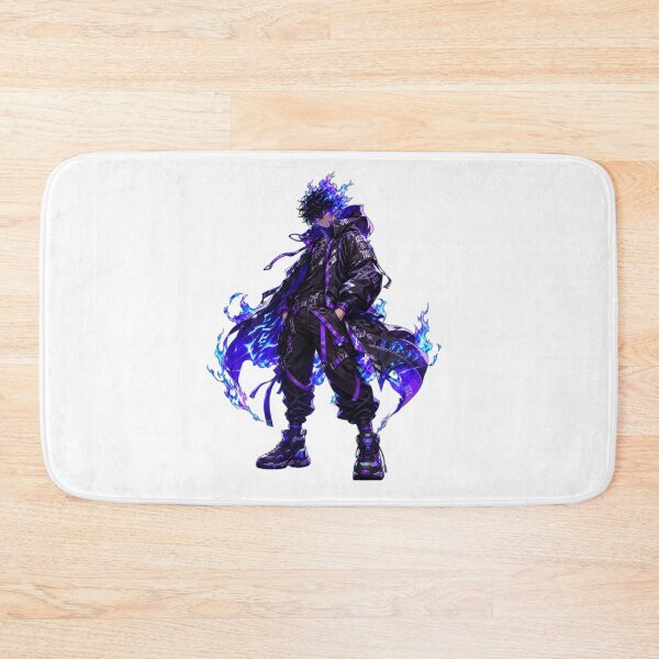 Item preview, Neon Street Anime Hero – Cyberpunk Aura Urban Warrior | Modern Anime Aesthetic Illustration designed and sold by MedRoh.