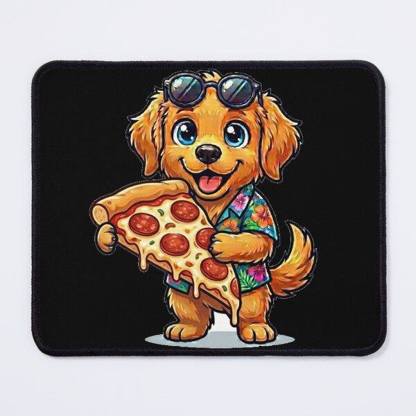 Item preview, Pizza Dog – Cute Golden Retriever Pizza Lover Gift designed and sold by Wild Horizon Studio.