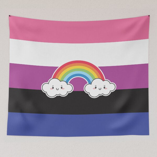 Item preview, Genderfluid Rainbow designed and sold by Odds--n--Ends.
