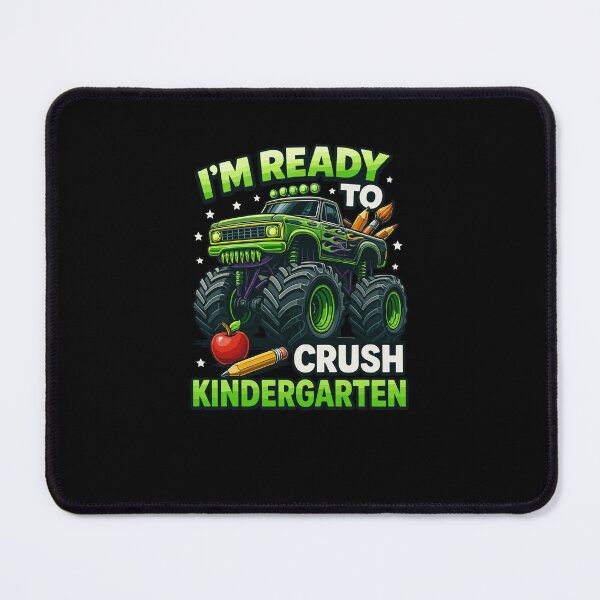 Item preview, I'm Ready To Crush Kindergarten Monster Truck Back To School Boys designed and sold by MysticMirth.
