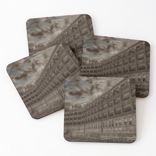 Item preview, Waverly Hills Sanatorium Dark Grungy Clouds designed and sold by GhostlyWorld.