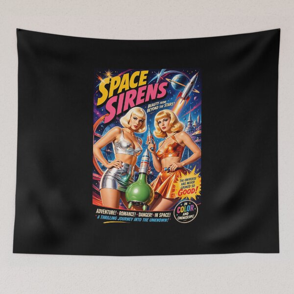 Item preview, Space Sirens Poster #1 designed and sold by Moviebuff91.