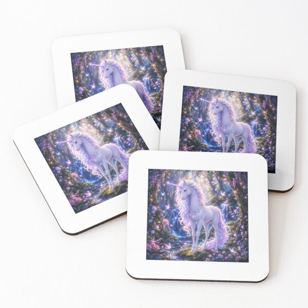 Item preview, The Last Unicorn – Forest Guardian Spirit designed and sold by QuirkNest Studio .