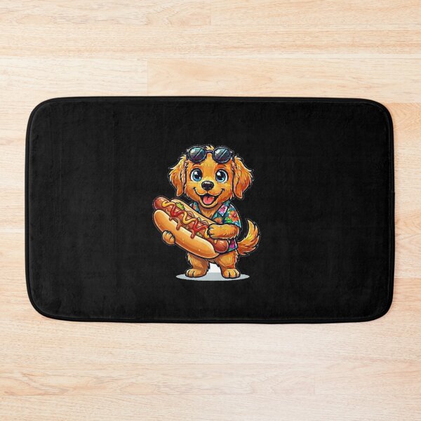 Item preview, Hot Dog Dog – Cute Golden Retriever Hot Dog Lover Gift designed and sold by Wild Horizon Studio.