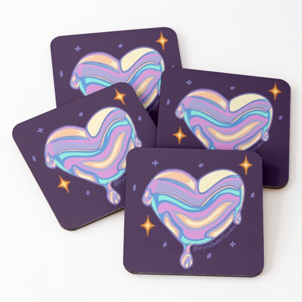 Item preview, Iridescent Wax Heart designed and sold by KrystalBStudios.