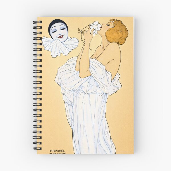 Item preview, Art Nouveau Woman Floral Illustration for Vintage Art Lovers designed and sold by RickE.
