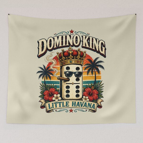 Item preview, Calle Ocho Domino King Little Havana Miami designed and sold by piketo.