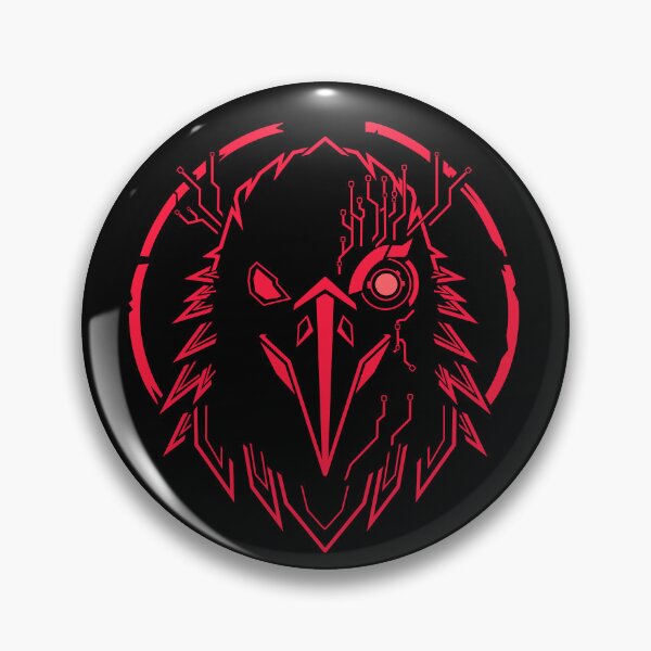 Item preview, Cyber Raven | Futuristic Cyberpunk Bird Logo Design designed and sold by Neon_Ronin.