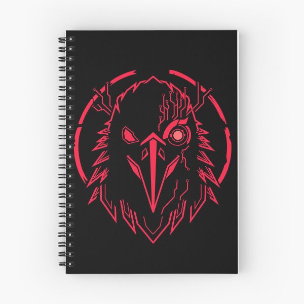 Item preview, Cyber Raven | Futuristic Cyberpunk Bird Logo Design designed and sold by Neon_Ronin.