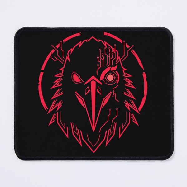 Item preview, Cyber Raven | Futuristic Cyberpunk Bird Logo Design designed and sold by Neon_Ronin.