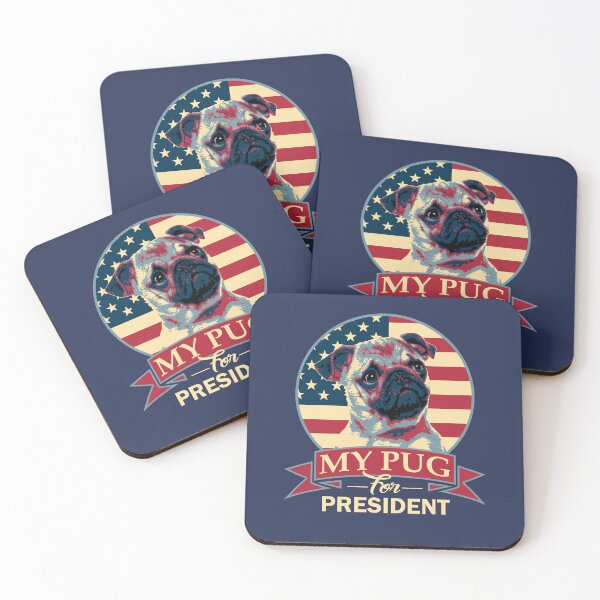 Item preview, My Pug for President | Patriotic Dog Election designed and sold by marke770.