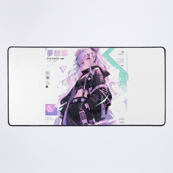 Item preview, Cute Power Anime Character – Soft Neon Pastel Aesthetic | Minimal Viral Anime Poster Design designed and sold by MedRoh.