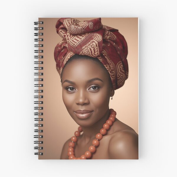 Item preview, African Woman in Traditional Head Wrap designed and sold by SavannaCanvas.