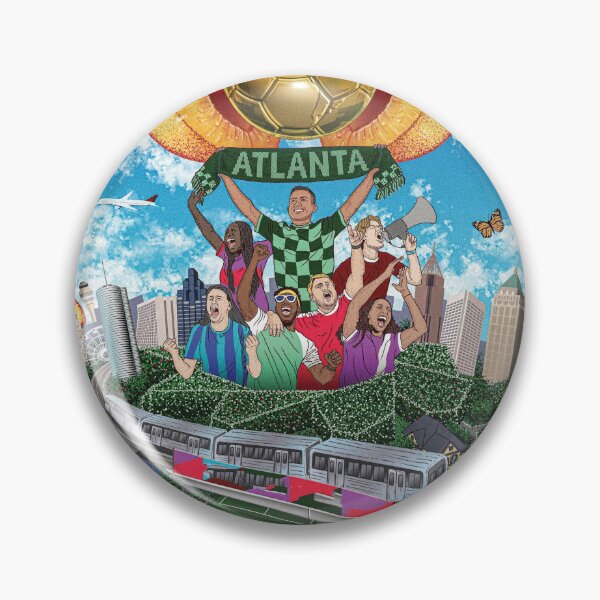 Item preview, Atlanta World Cup Peach Celebration Poster designed and sold by PherppaXz.