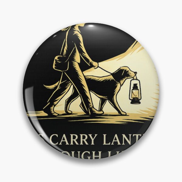 Item preview, Dogs Carry Lanterns Through Life’s Darkest Passages – Inspirational Dog Lover Design designed and sold by AMIR PRO .