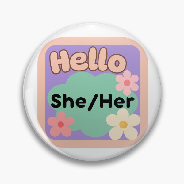 Item preview, She/Her Pronouns designed and sold by colorfulkoko.
